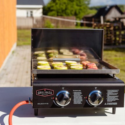 Газовый гриль флэт-топ Grillbaza FT-102, настольный - Image 13