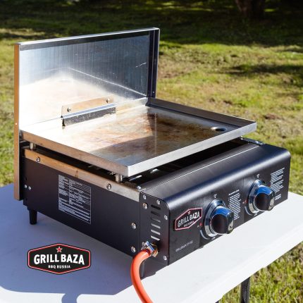 Газовый гриль флэт-топ Grillbaza FT-102, настольный - Image 15