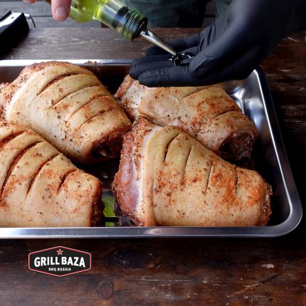 Поддон для гриля Grillbaza, 40 x 30 x 4,8 см, большой, нерж. - Image 5